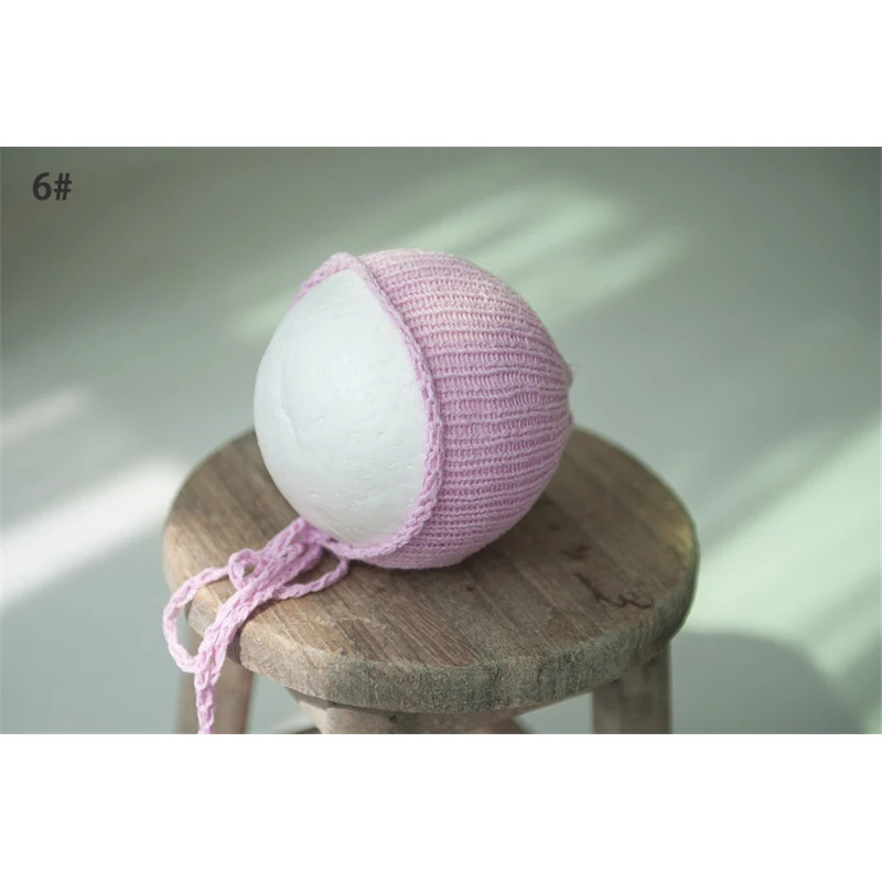 Вязаная шапка для новорожденных детский чепчик вязаная крючком девочек шапочки