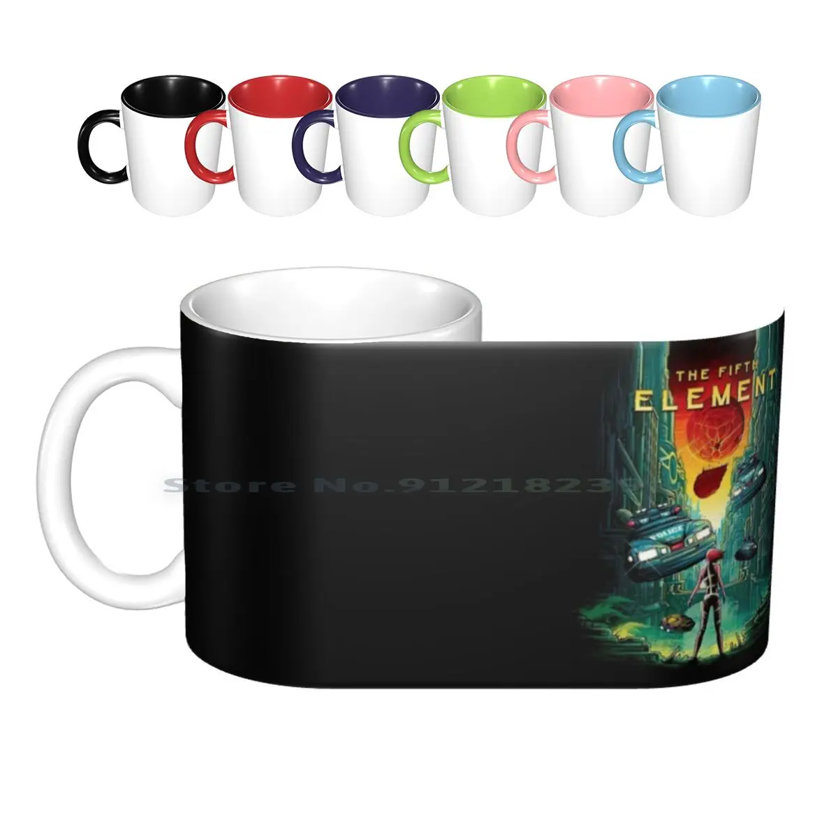 Керамические кружки The Second кофейные чашки кружка для молока чая с пятью крышками