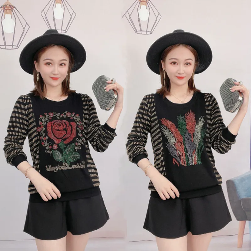 

Plus Size Early Autumn New Long Sleeved Top Mujer Korean Fashion Women Clothing Chemise Oversize Femme blouses et chemises