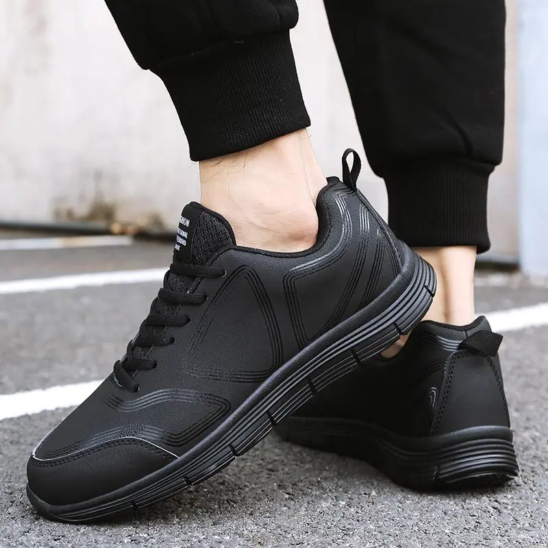 Спортивная обувь из искусственной кожи Мужская брендовая спортивная мужские