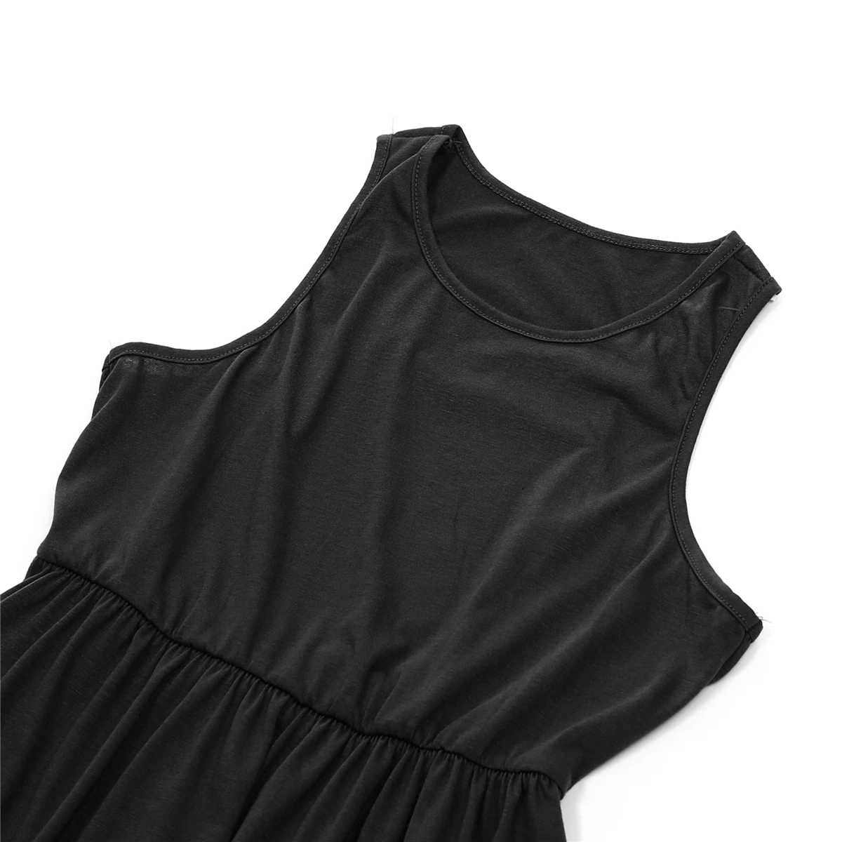 Платье женское длинное Бандажное Без Рукавов однотонное Клубное пикантное в