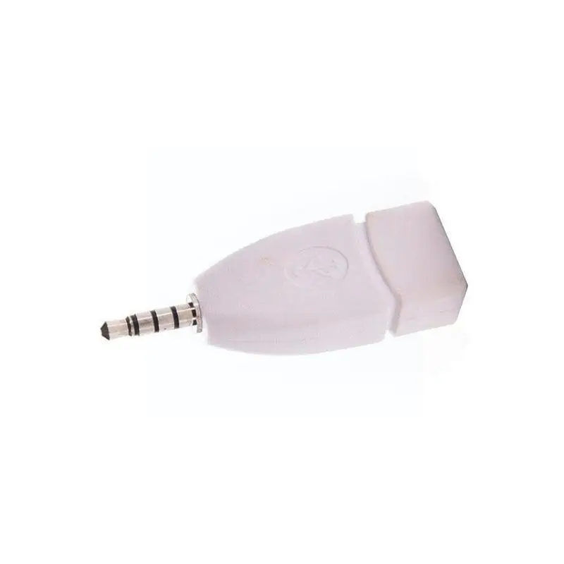 

1pcs White 3.5mm Converter Adapter Audio Universal Car Good Interference High Friend Durable Eco Plug Anti Jack Fidelity Si I6Q2