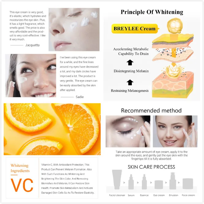 BREYLEE для ухода за областью вокруг глаз крем лица против морщин и анти-старения