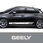 Боковые наклейки на двери автомобиля для GEELY GC6 GC9 EMGRAND EC7 EC8 CK ATLAS CK2 CK3 GT, автомобильные аксессуары, Длинные виниловые наклейки, 2 шт.