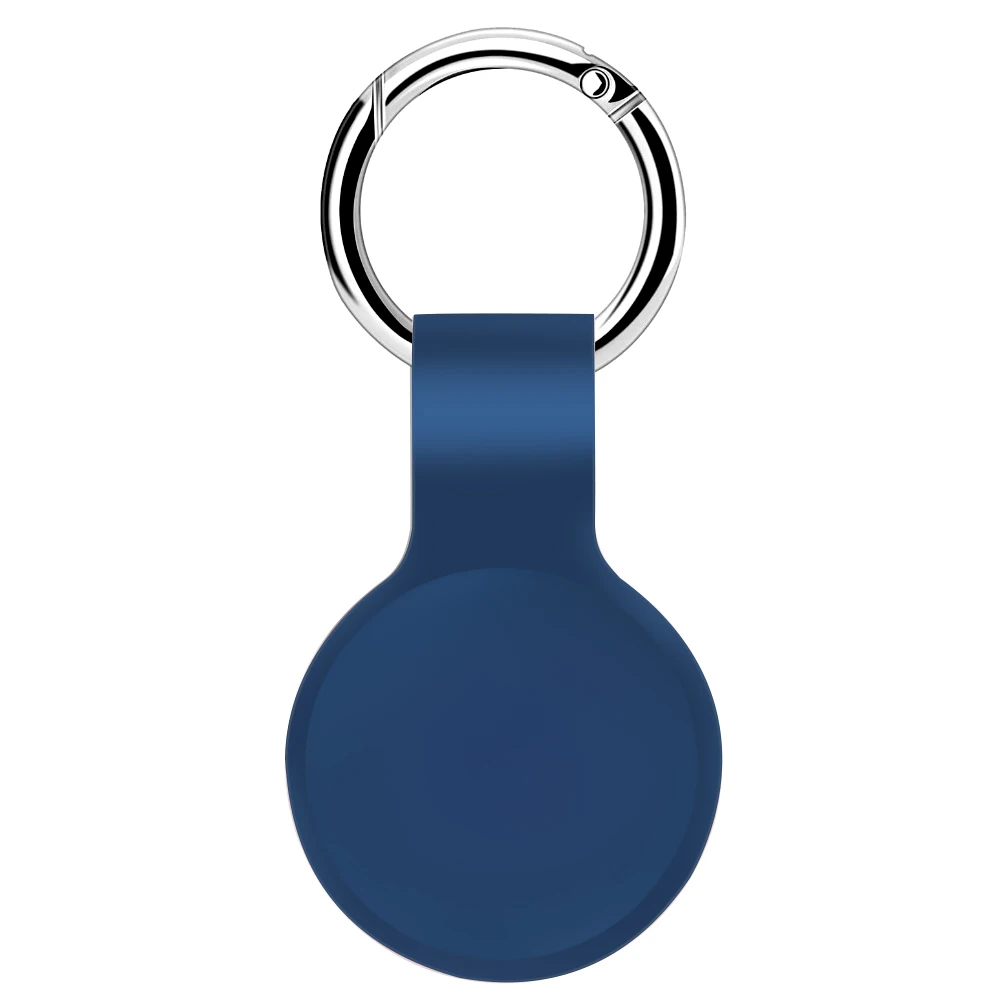 

Silicone Protective Sleeve Case Cover For Apple Airtag Tracker Location Protector For Iphone Airtags Keychain Smart Accessory