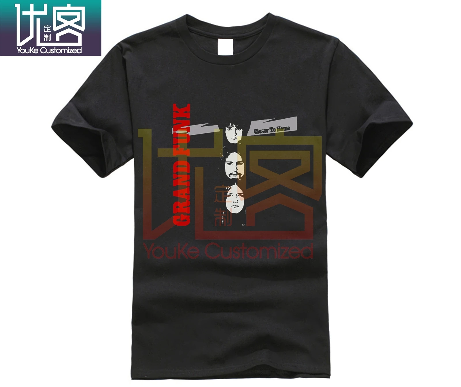 Grand Funk железная дорога Футболка rock band S M L XL 2XL 3XL Don Brewer|Мужские футболки| |