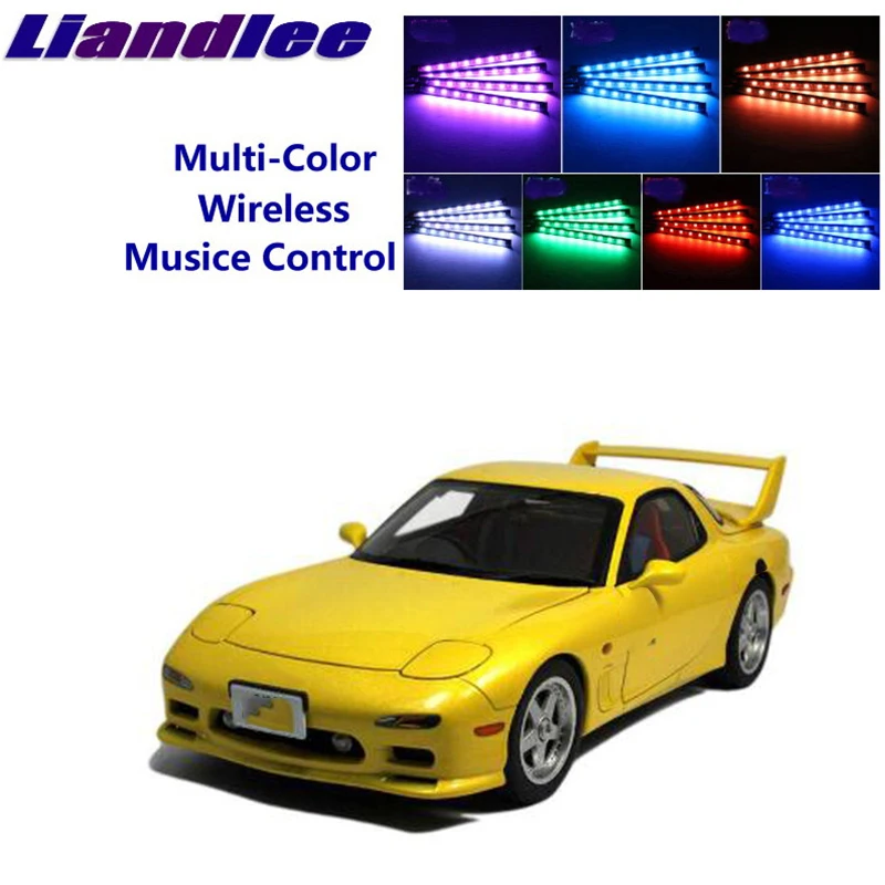 

LiandLee Car Glow Interior Floor Decorative Seats Accent Ambient Neon light For MazdaMX-5 NB MK2 1998~2005