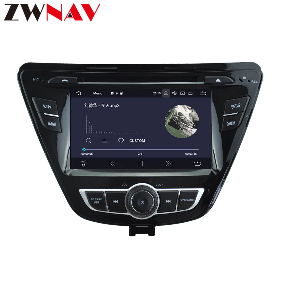 Автомобильный dvd-плеер DSP Android 9 0 для Hyundai Elantra 2014 + Avante(MD) 6 автомобильный