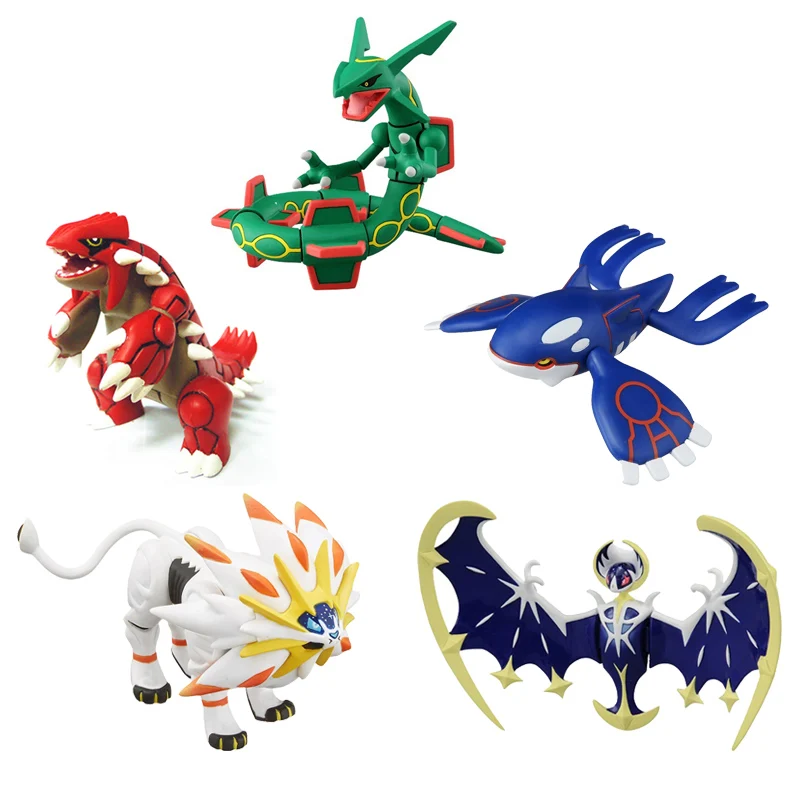 pokemon kyogre groudon rayquaza greninja lugia ho oh latios latias pikachu entei genesect hydreigon zekrom action figure toys free global shipping