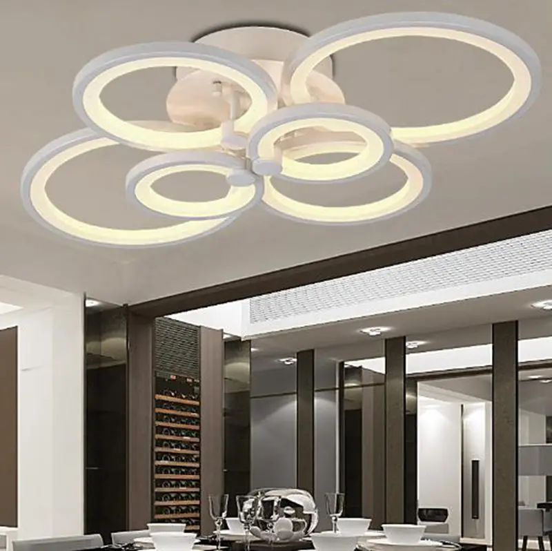 Простой современный светодиодный потолочный светильник для гостиной