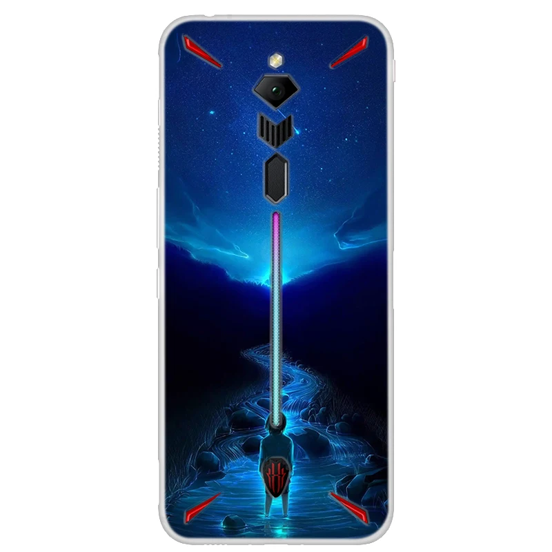 Тонкий силиконовый чехол для zte Nubia Red Magic 3 6 65 ''NX629 Funda мягкий с принтом