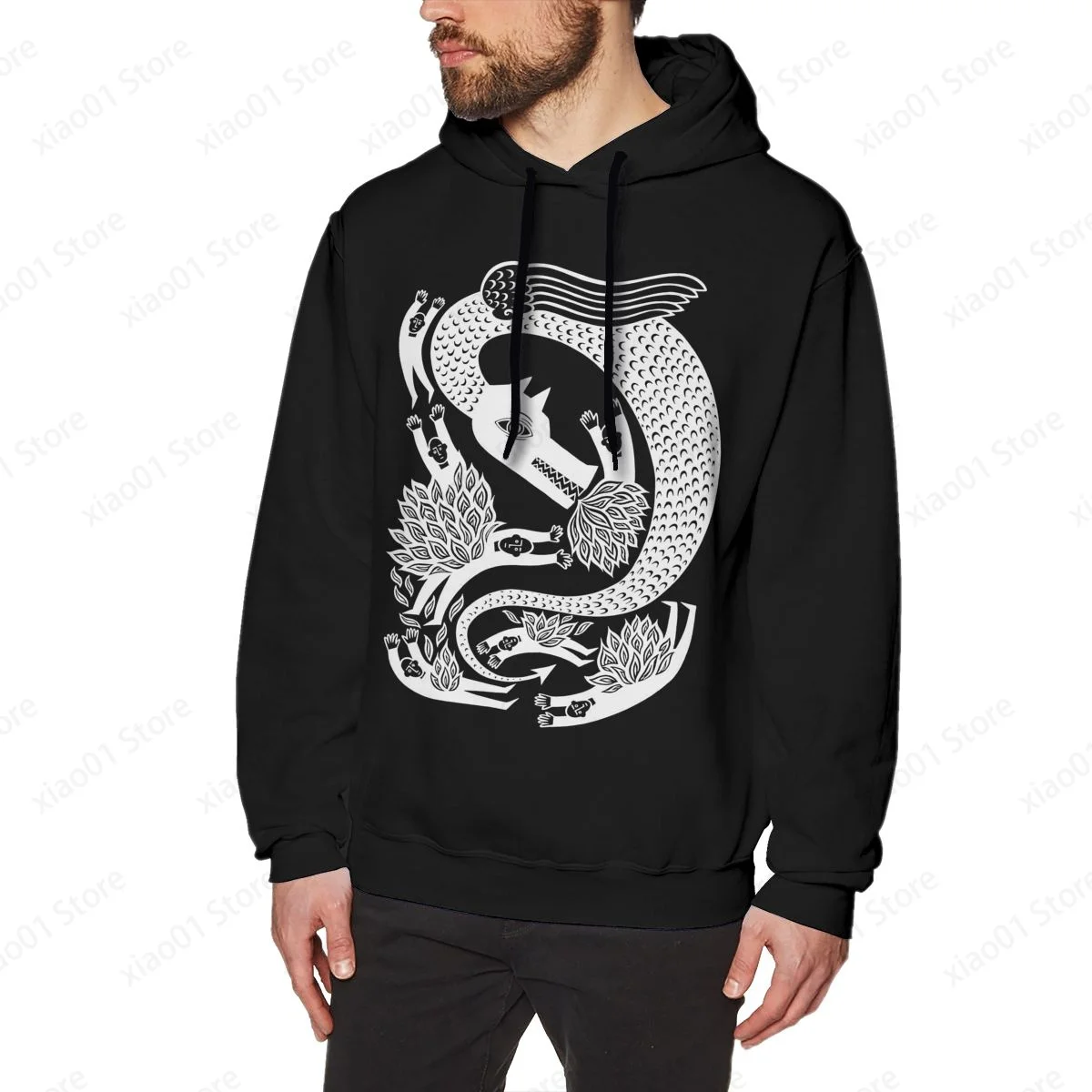 

And The Dragon Hoodie Sweatshirts Fashion Graphics Harajuku Streetwear Hoodies