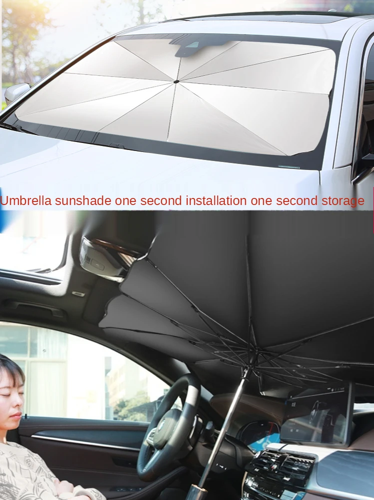 

Car Parasol Sun Shade Protector Auto Front Window Sunshade Covers Car Sun Protector Interior Windshield Protection Accessories