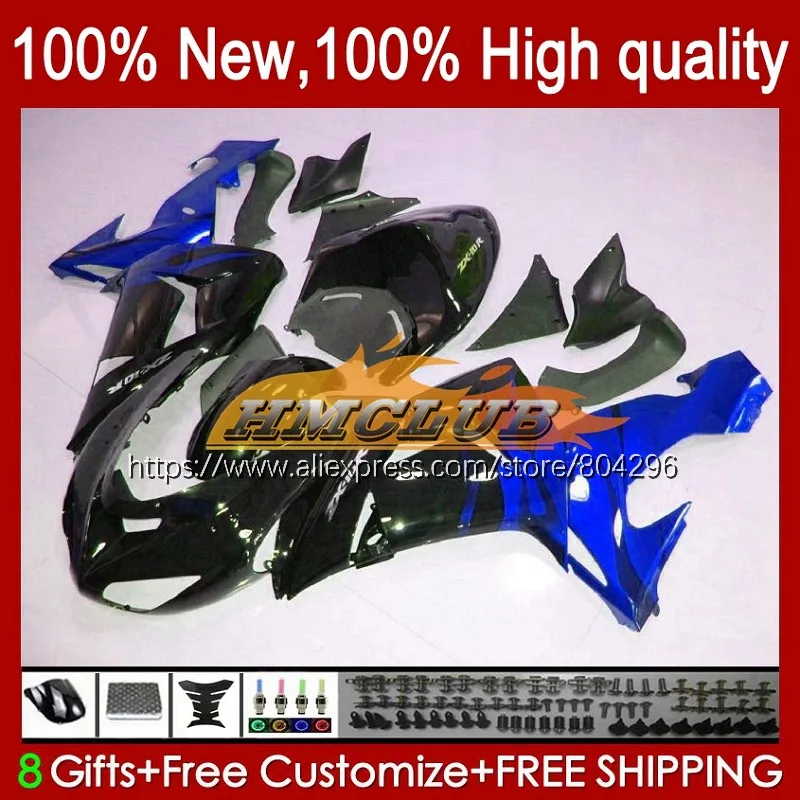 

Корпус для KAWASAKI NINJA ZX 1000 CC ZX10R 06 07 синее пламя 85No.27 ZX 10 R ZX1000CC 1000CC ZX 10R ZX-10R 2006 2007 обтекатель