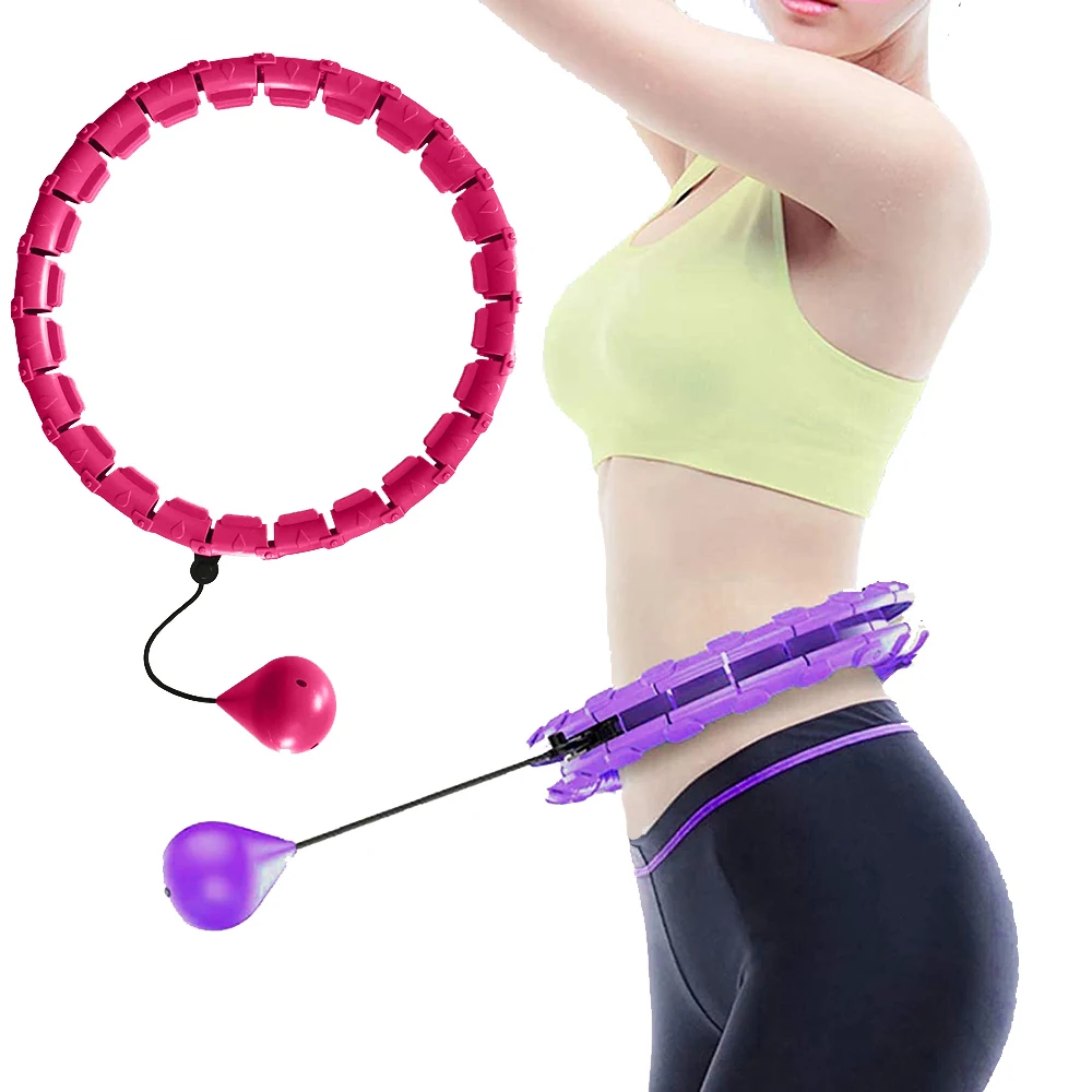 

Hoola Fitness Smart Sport Hoop Adjustable Thin Waist Exercise Gym Circle Ring Fitness Hoops Equipment Home Training