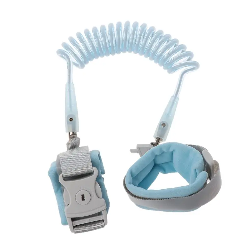 

Anti Anti Lost Wrist Link Add Key Lock Toddler Leash Baby Walker Safety Belt Wristband Walking Strap Rope Adjustable Harness 2M