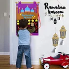 Новинка 2020, Рождественский календарь на ИД Мубарак, 30 дней, подвесной фетровый календарь обратного отсчета для детей, подарки, праздничные украшения на Рамадан