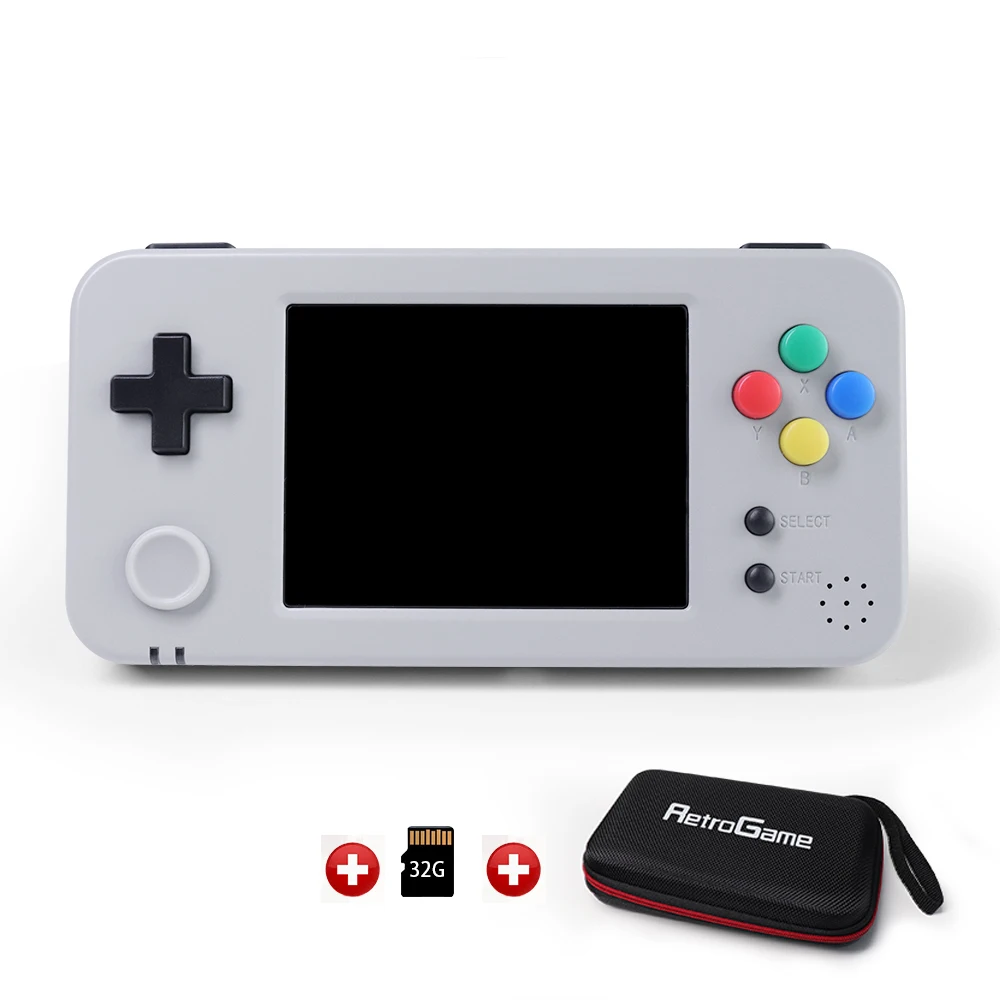 Игровая ретро консоль GameKiddy 350H GKD350h IPS экран 3 5 дюйма портативная игровая