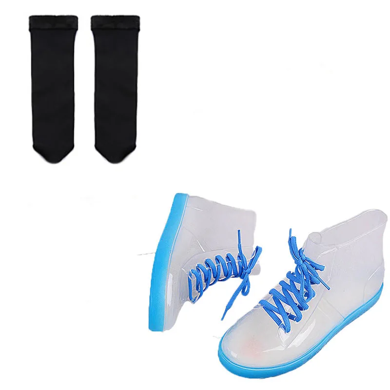 Feng (Лея фенг) Нонг женские резиновые сапоги на танкетке ботинки в английском