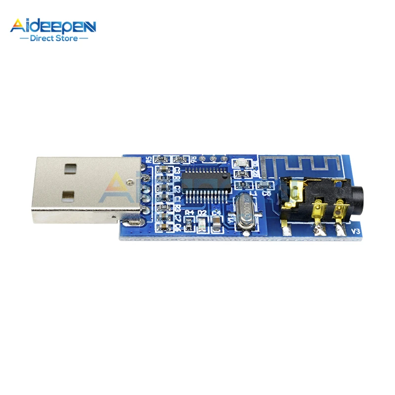 DC 5V USB Bluetooth 4 0 аудио приемник беспроводной модуль голосовой плеер со светодиодной