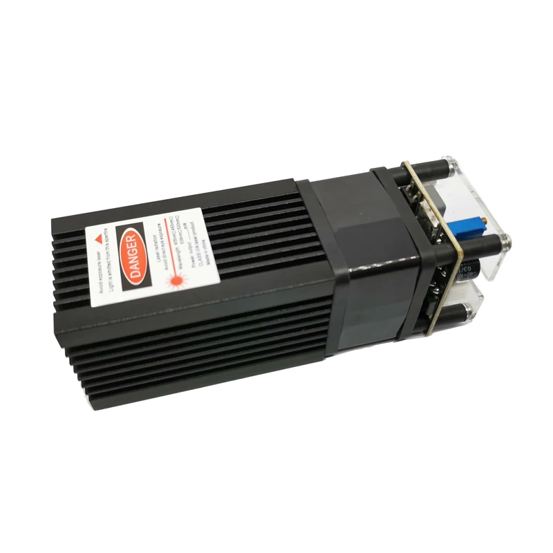 Лазерный модуль высокой мощности 5 Вт 10 15 синий лазерный гравировальный аппарат