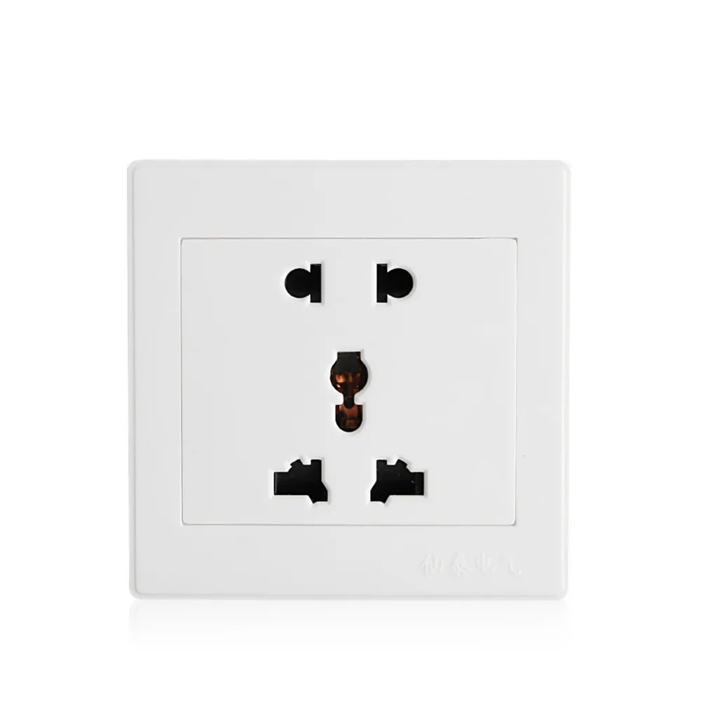 Универсальный 5 отверстий электрический AC Мощность выход Панель Тарелка