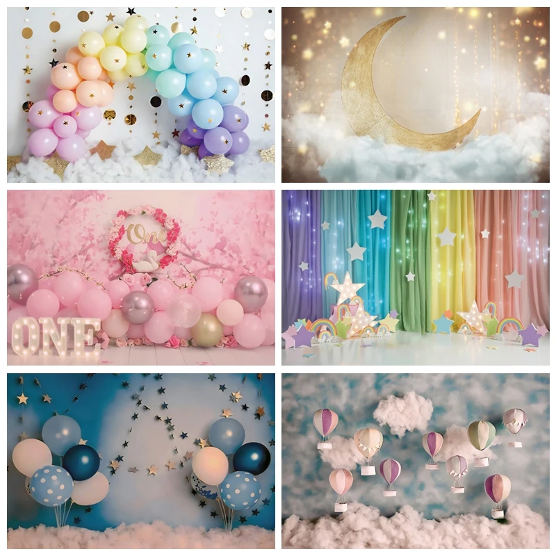 Yeele портрет мечтательной с изображением луны и звезд Декорации для фотосъемки