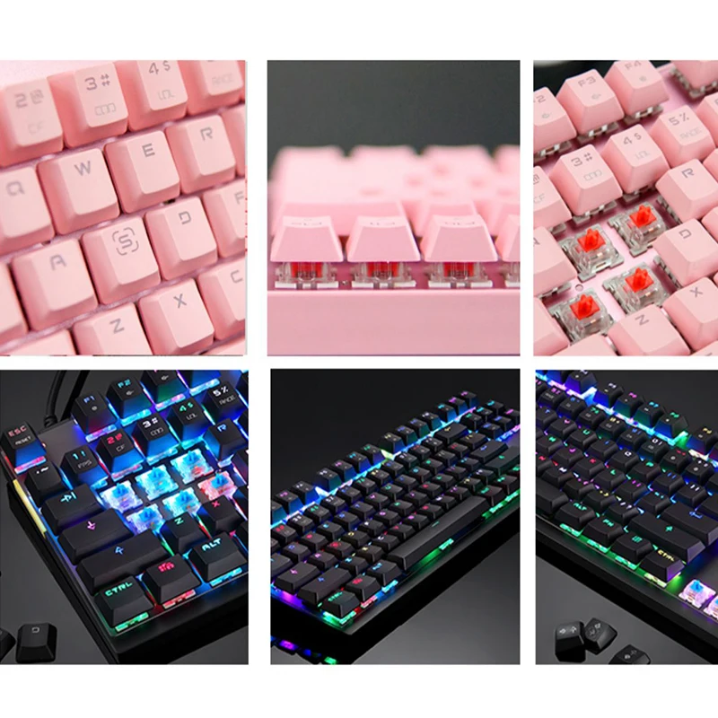 2021 оригинальная игровая механическая клавиатура Motospeed CK82 RGB светодиодный Ной
