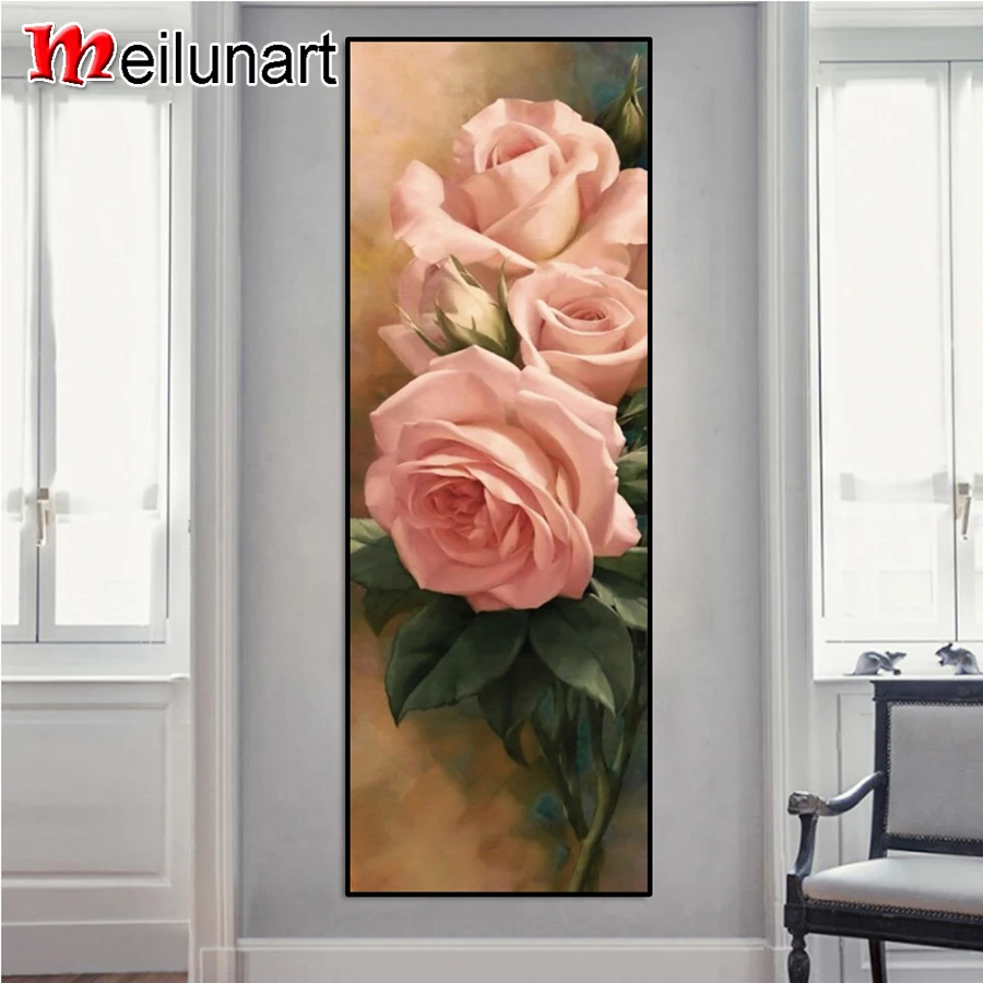 

-Розового цвета с узором «цветы»; Большие diy 5d алмазная живопись наборы камни в форме ромба круглый дрель Алмазная вышивка продажа крепится ...