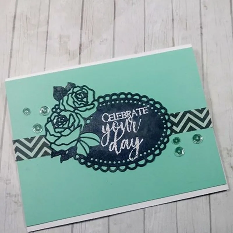 Eastshape рамка режущие штампы металлические розовые бирки Скрапбукинг альбом карты