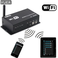 New WiFi DMX Controller Controlled by Android or IOS System Wifi Multi Point Controller WF310 DMX 512 Signal DJ Equipment
