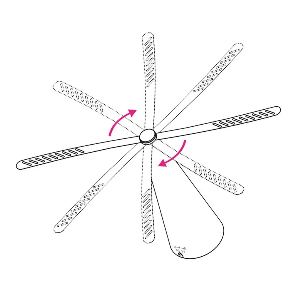 

1pc Creative Mosquitoes Insect Killer Fly Repellent Fan Keep Flies And Bugs Away From Your Food Enjoy Outdoor Meal Mosquito Trap