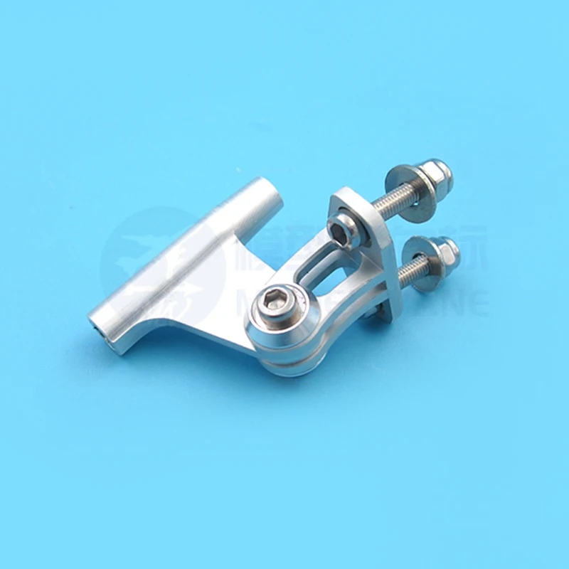 Soporte de eje de 3,18mm, aleaci&oacute;n de aluminio, montaje de ejes traseros de Metal para barcos teledirigidos, piezas DIY, 1 ud.-2