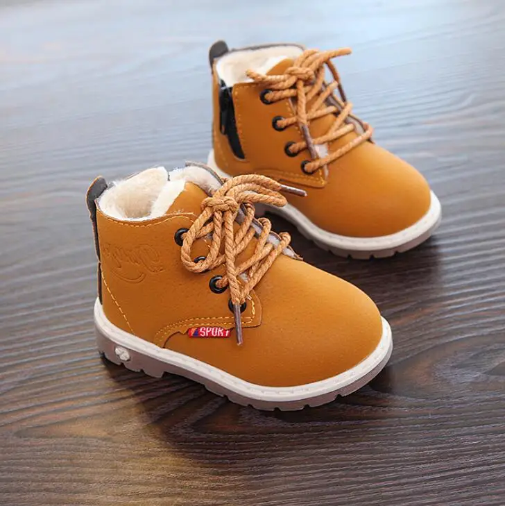 Autumn Winter new Fashion Children's shoes Children Kid Girls Boys Ankle Sport Short Boots Casual 1-6 years old | Детская одежда и