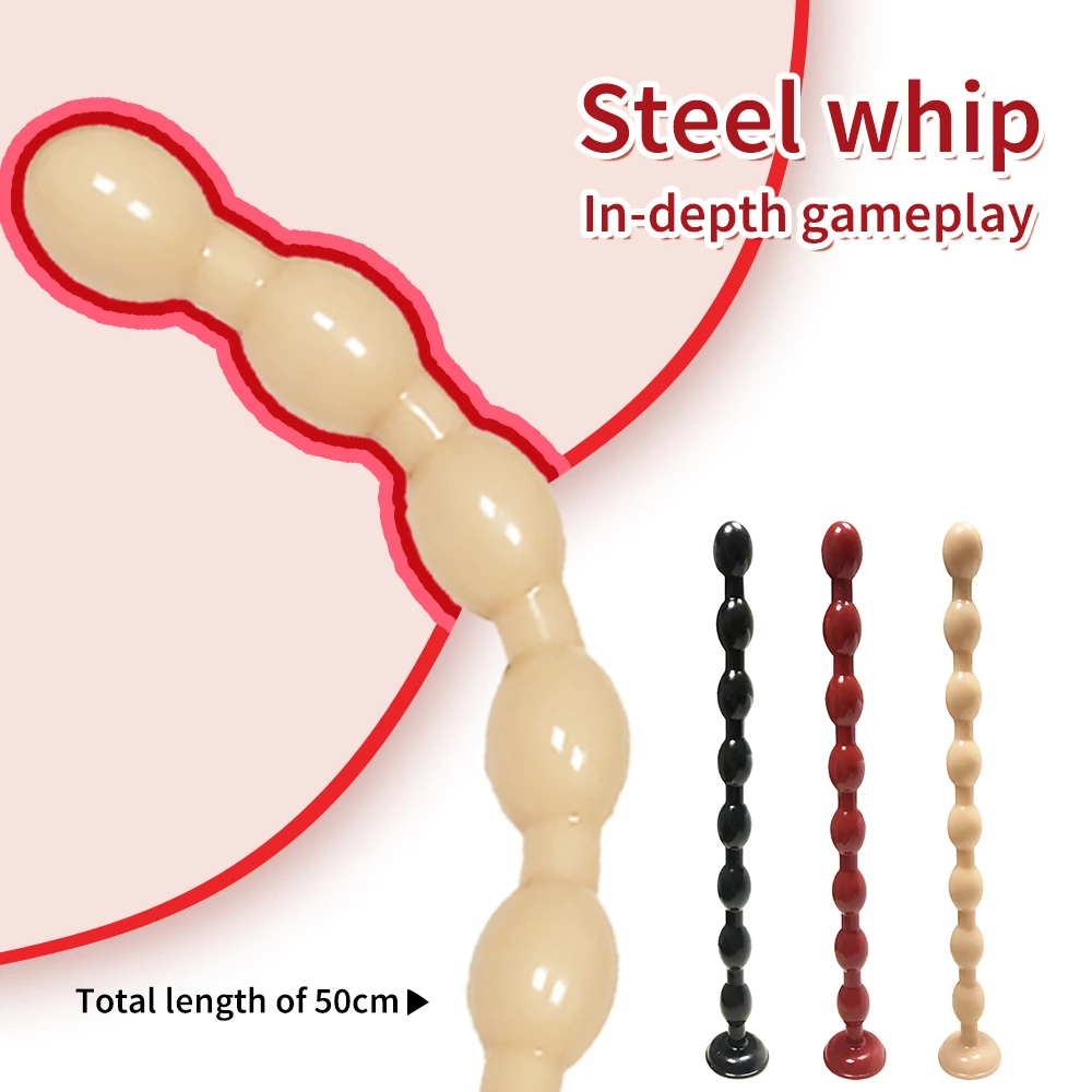 Анальная пробка 50 см с присоской для массажа простаты|Анальные пробки| |