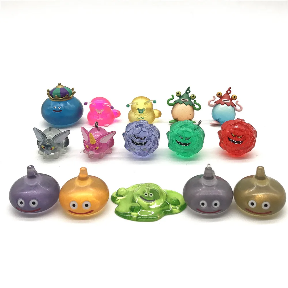 Dragon Quest с украшением в виде кристаллов модель монстра игрушки Slime брелок | Игрушки