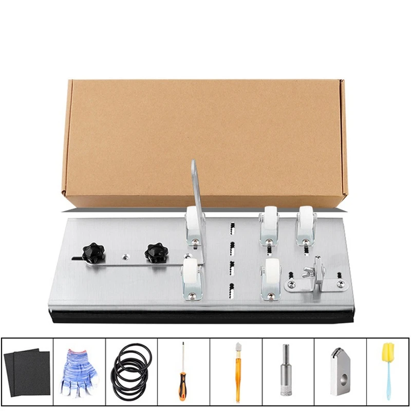 

Glass Bottles Cutter for Cutting Wine Bottles, Rubber Ring Fixing Gloves Tool Kit