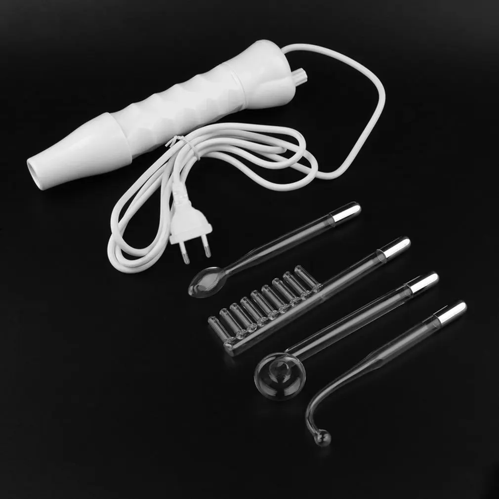 

High Frequency Electro-therapy Beauty Device Comb Facial Machine Skin Spot Wrinkle Remover Electric Facial Care Tools EU Plug