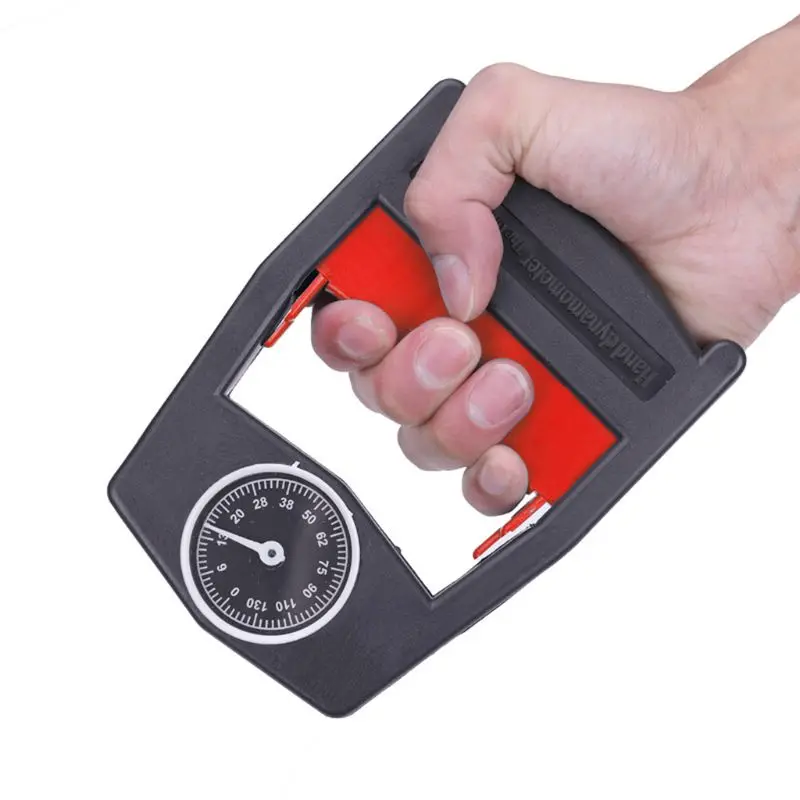 

Hand Dynamometer Grip Power Strength Meter Force Measurement Tool 130kg/287lbs Capacity Force Gauge Ergonomic Design