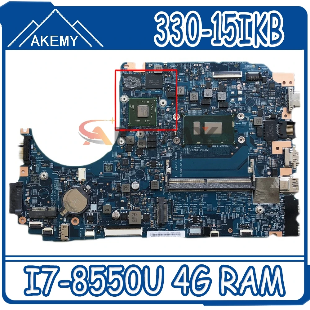 

For Lenovo V330-15IKB 330-15IKB Laptop Motherboard LV315KB MB 17807-3 I7-8550U 4G RAM M530 GPU 100% fully tested and works