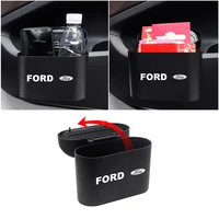 car trash can interior organizer storage box case holder auto storage bin accessories for ford fiesta ecosport escort focus 1 2