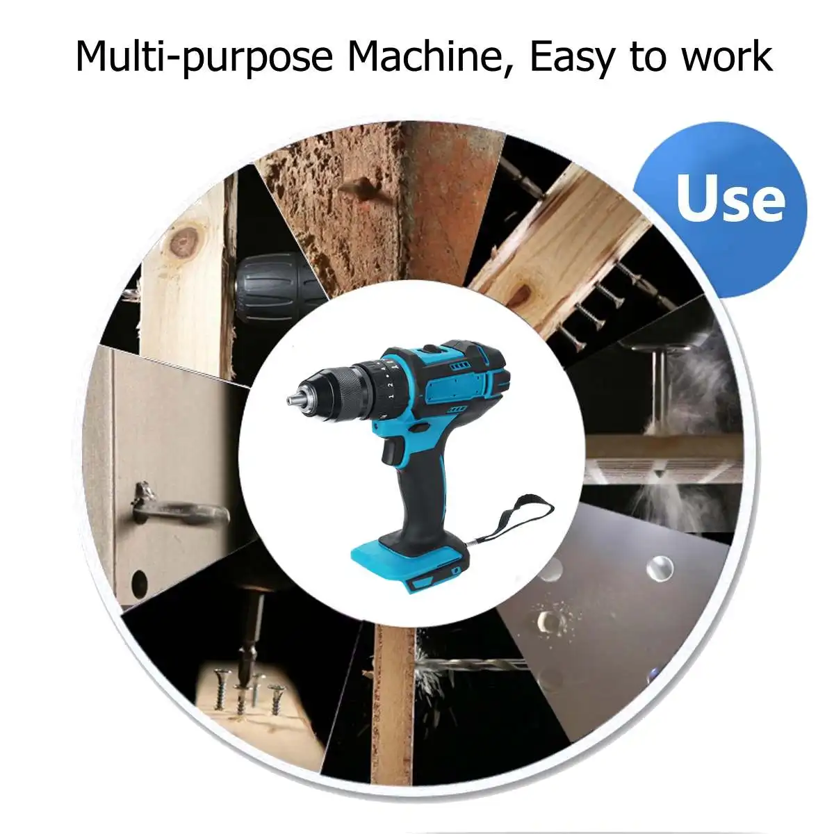 Электрическая дрель 3 в 1 с крутящим моментом нм плоский молоток ударное