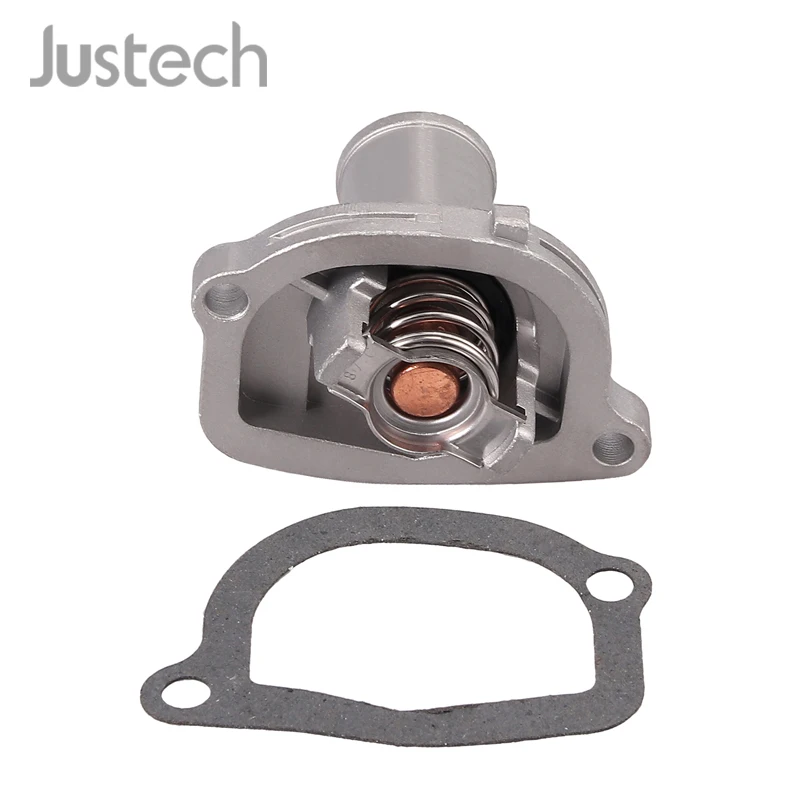 Новый Охлаждающий термостат Justech с уплотнением 87 ° C 5459580 7545958 для Fiat Punto 1 2 16V 93-09