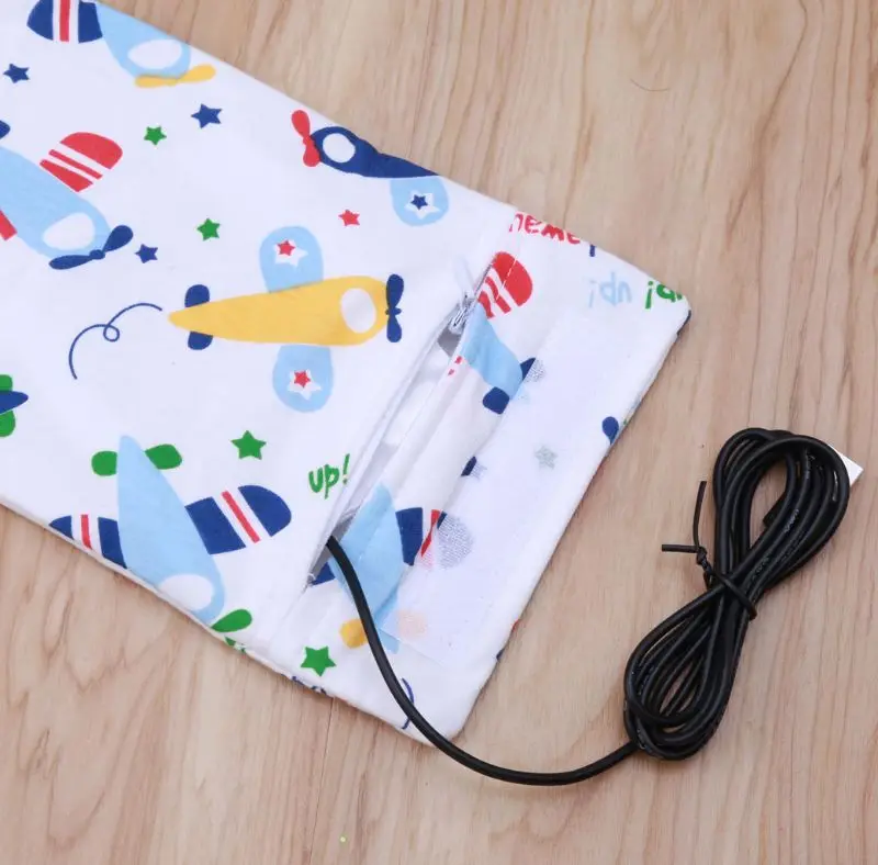 

USB Milk Water Warmer Travel Stroller Insulated Bag Baby Nursing Bottle Heater