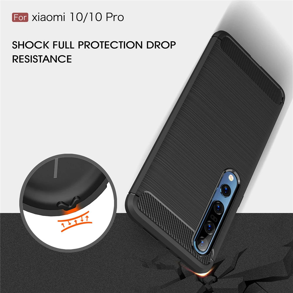 

For Xiaomi Mi 10 Pro Case Style Silicone Rubber TPU Protective Cover for Xiaomi Mi 10 Phone Case for Xiaomi Mi 10 Pro 5G 9 9T 8