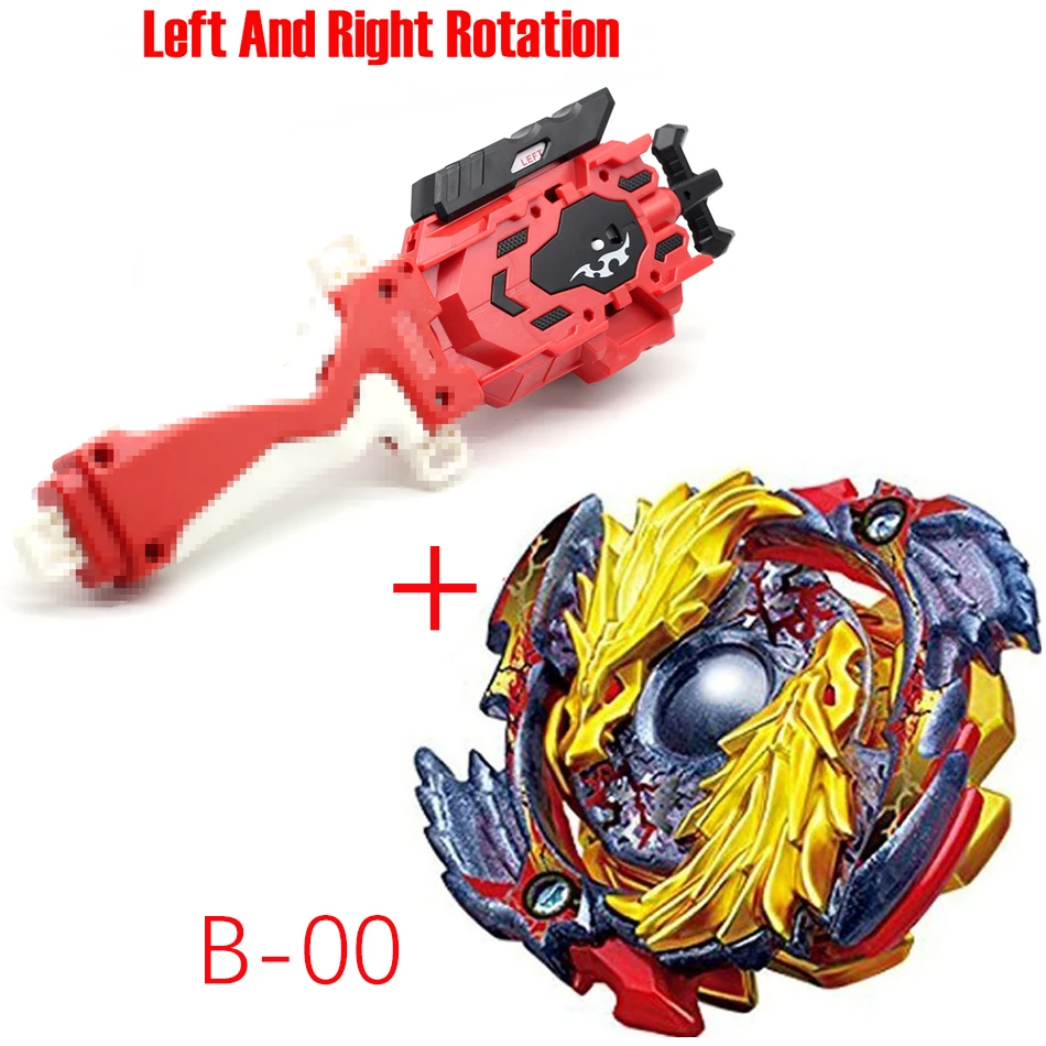 Новейшая модель; Beyblade Burst ToysB-145 B-144 B-143 B-140 с пусковым устройством и коробчатый отвал Металл Fusion Бог Прядильный механизм бей лезвия игрушка - Цвет: B-00