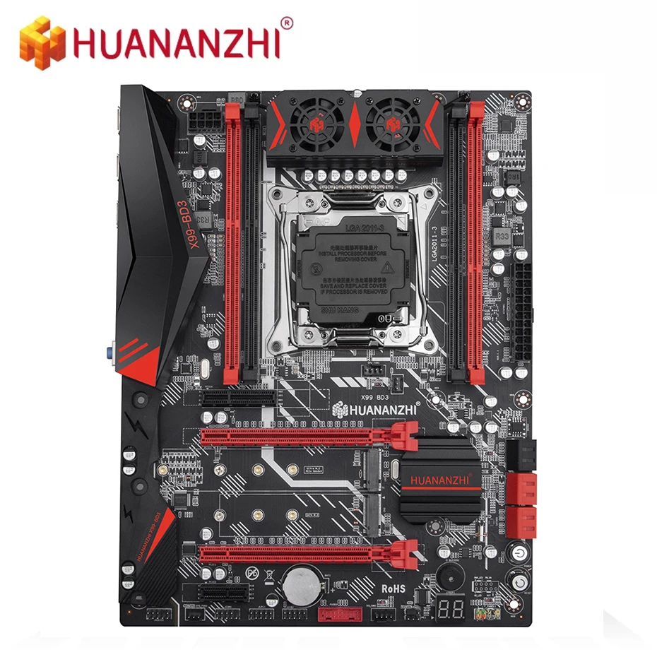 Günstig HUANANZHI X99-BD3 V 1,1 DDR3 Motherboard Mit Intel XEON X99 LGA 2011-3 Alle Serie DDR3 RECC 128GB M.2 PCI-E NVME USB 3,0 ATX