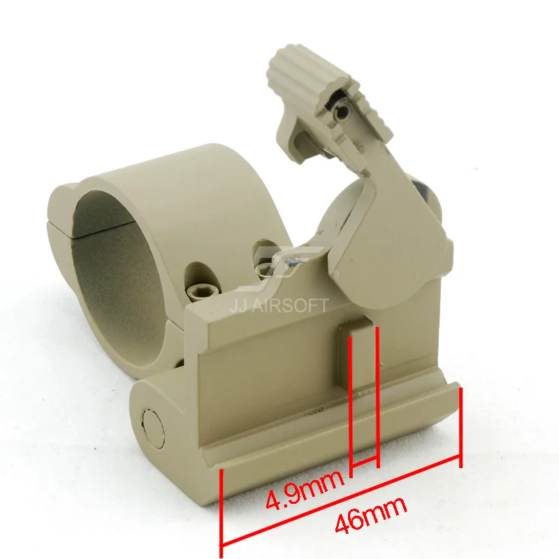 JJ Airsoft Флип в сторону QD Крепление для Aimpoint 30 мм(черный) Реплика