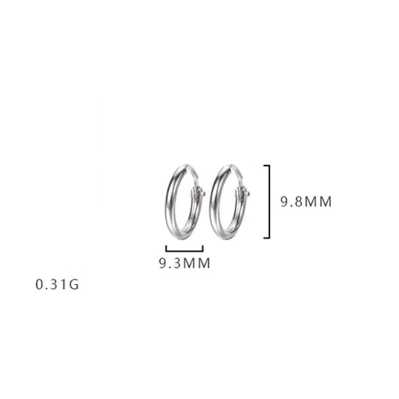 Женские свадебные серьги кольца YIHUGMBO из настоящего серебра 925 пробы элегантные