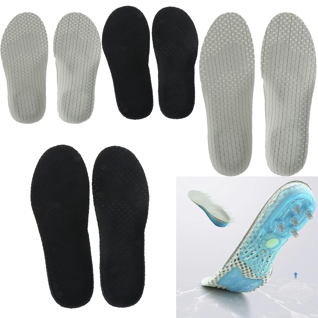 

Gel Insoles High-Impact Cushion Shock Absorbing Full Length Insoles